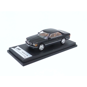 Mercedes 500 SEC (C126) black - skala 1:64 - Shadow